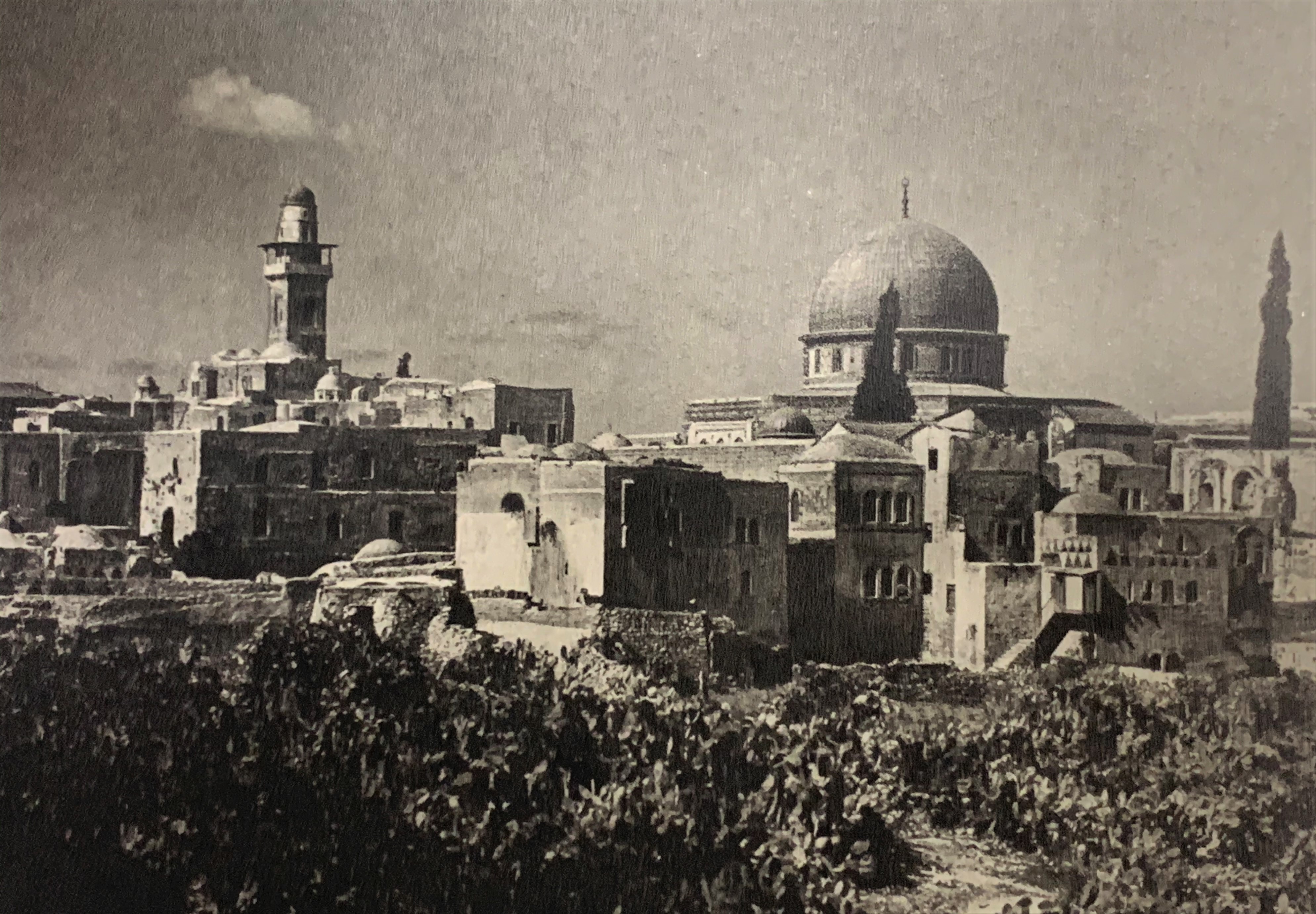 Jerusalem, The Temple Place, West Side