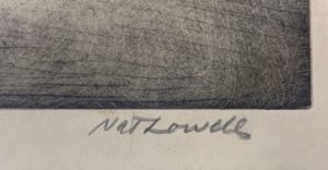 Nat Lowell's signature