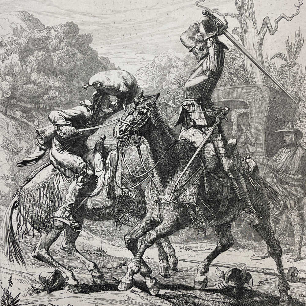 Don Quixote’s Great Fight With the Biscayan